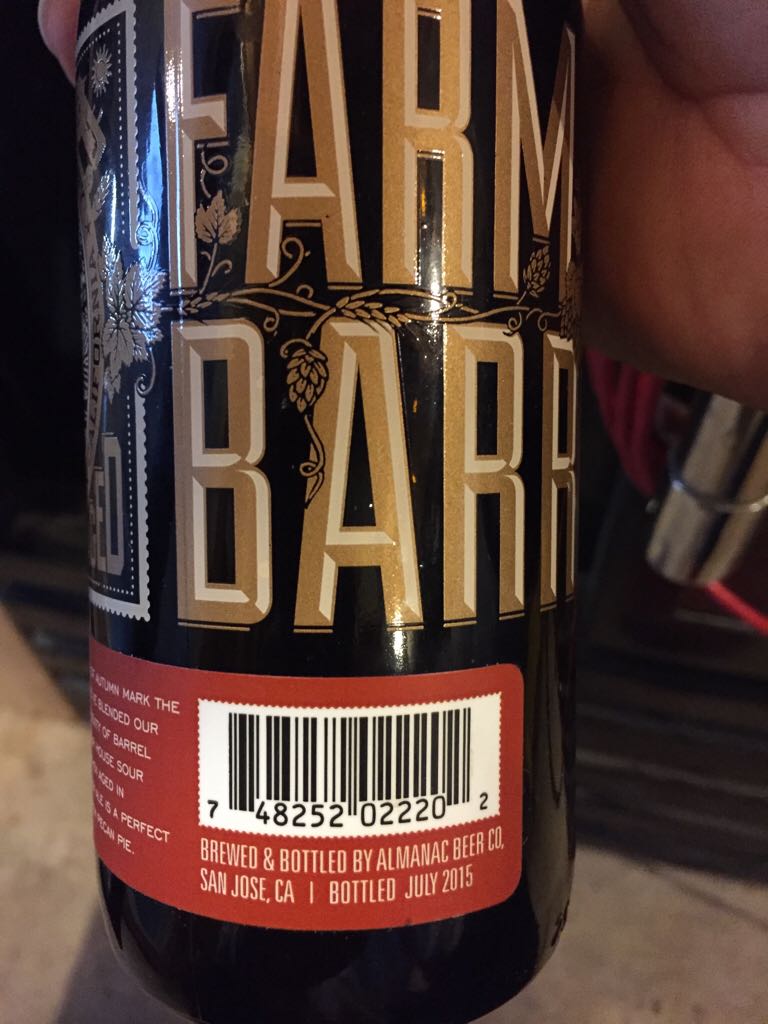 Pumpkin Sour - Almanac Beer Co. (375 mL) alcohol collectible [Barcode 748252022202] - Main Image 2