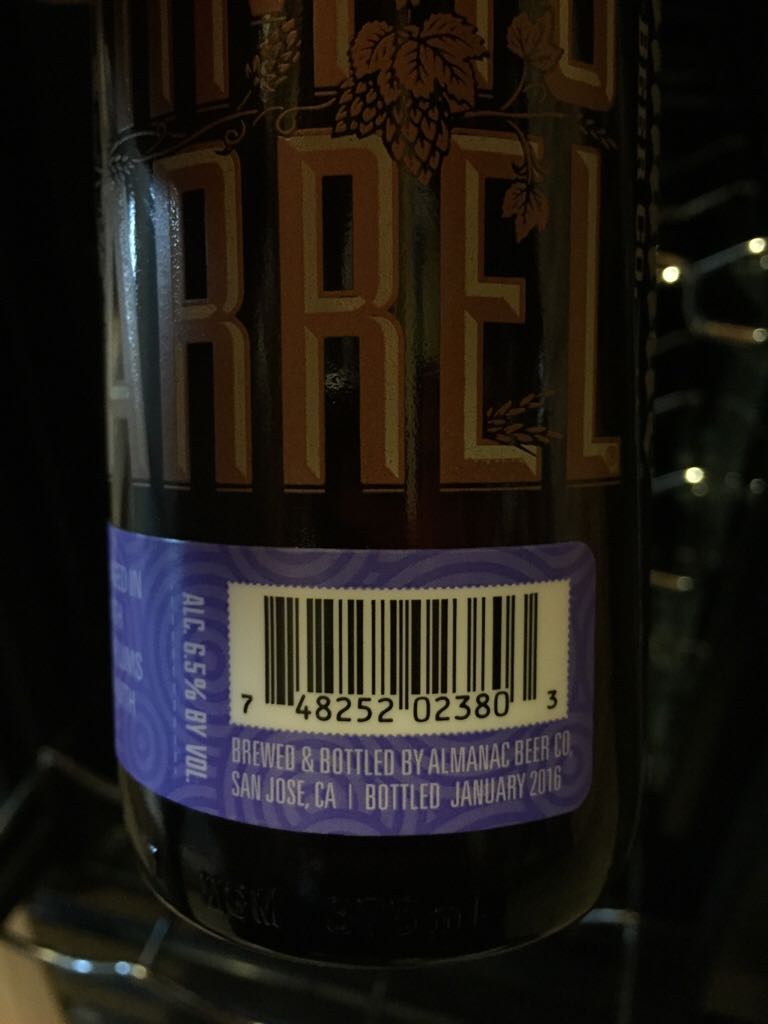 Elephant Heart de Brettaville - Almanac Beer Co. (375 mL) alcohol collectible [Barcode 748252023803] - Main Image 2