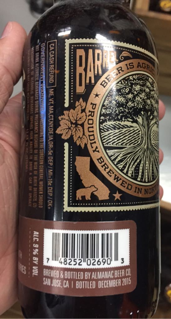 Truthful Statement - Almanac Beer Co. (375 mL) alcohol collectible [Barcode 748252026903] - Main Image 2