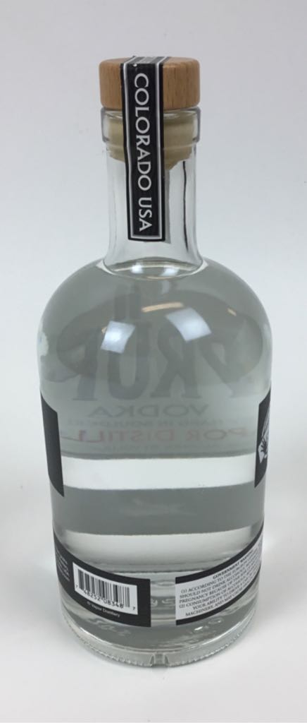 Prüf Vodka - Vapor Distillery (750mL) alcohol collectible [Barcode 748252083487] - Main Image 2