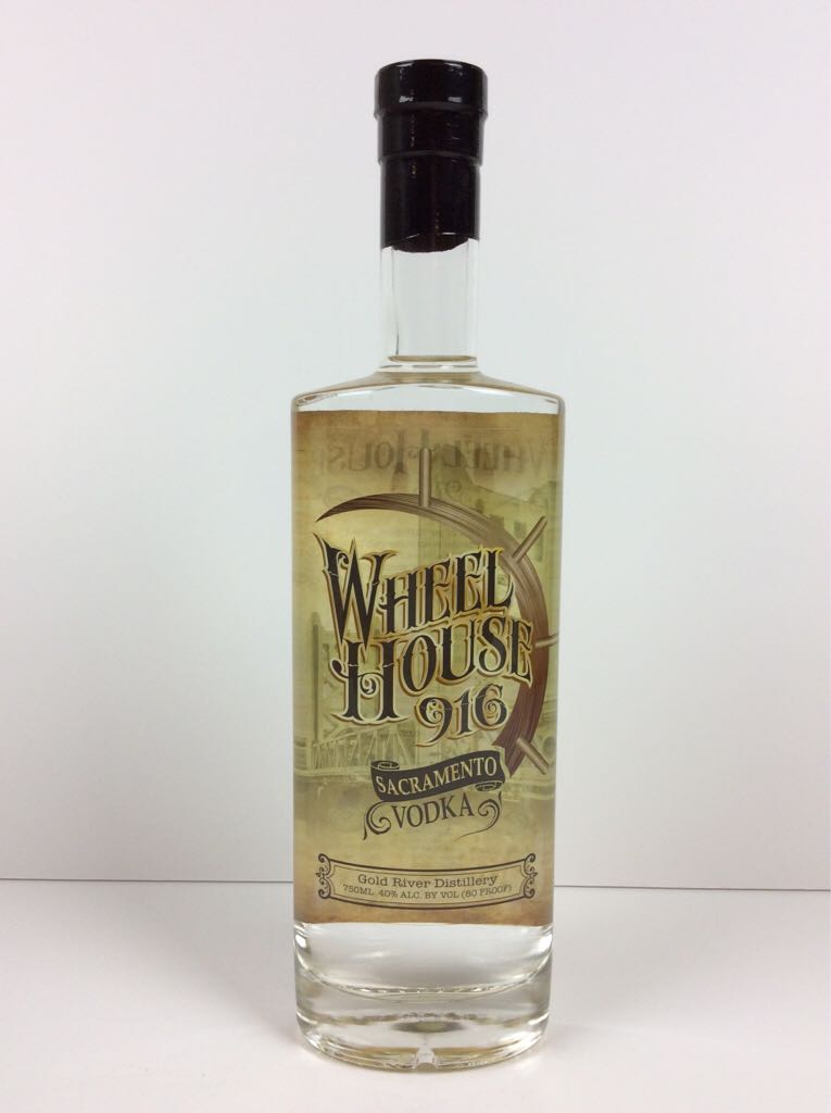 Wheel House 916 Sacramento Vodka - Gold River Distillery (750mL) alcohol collectible [Barcode 748252809735] - Main Image 1
