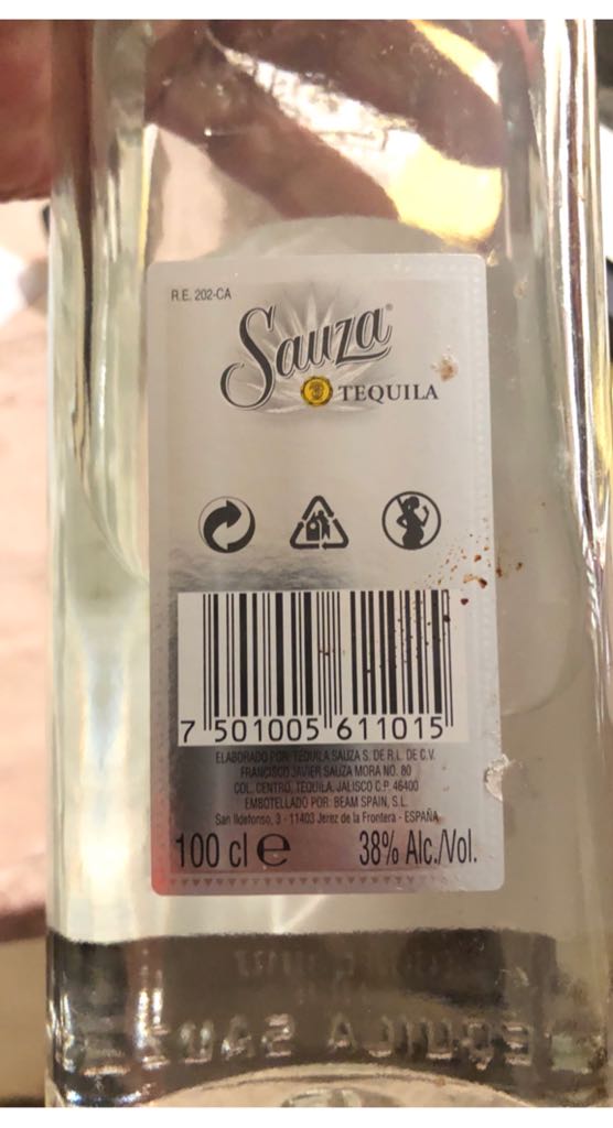 19,17€/l Sauza Tequila Silver 38% 6 x 1 Liter Flasche Tequila Blanco Mexico - Sauza Tequila Import Company alcohol collectible [Barcode 7501005611015] - Main Image 2