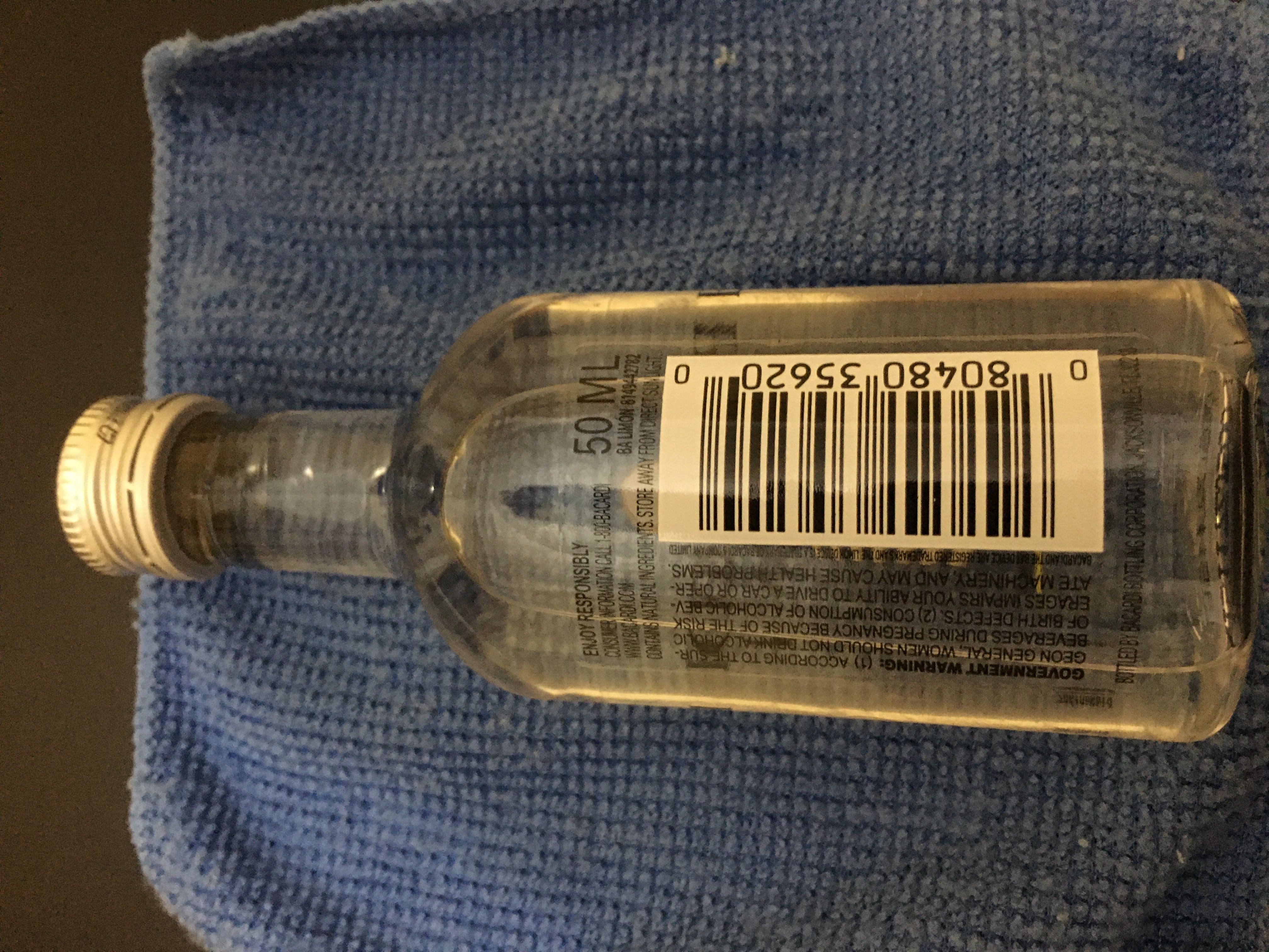 Bacardi Limon - Barcardi (1.75 L) alcohol collectible [Barcode 080480355203] - Main Image 2