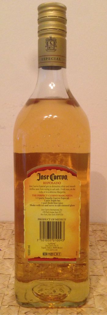 Jose Cuervo Especial - Jose Cuervo International Inc. (1L) alcohol collectible [Barcode 7501035010093] - Main Image 2