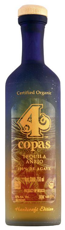 4 Copas Anejo - Tequilera la Quemada (750 mL) alcohol collectible [Barcode 7503003409274] - Main Image 1