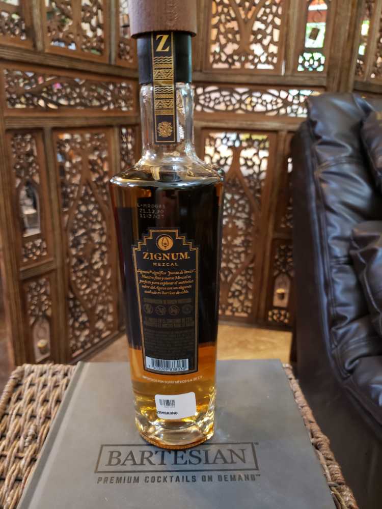 Zignum Mezcal Reposado - Casa Armando Guillermo Prieto (750 mL) alcohol collectible [Barcode 7503009838030] - Main Image 2