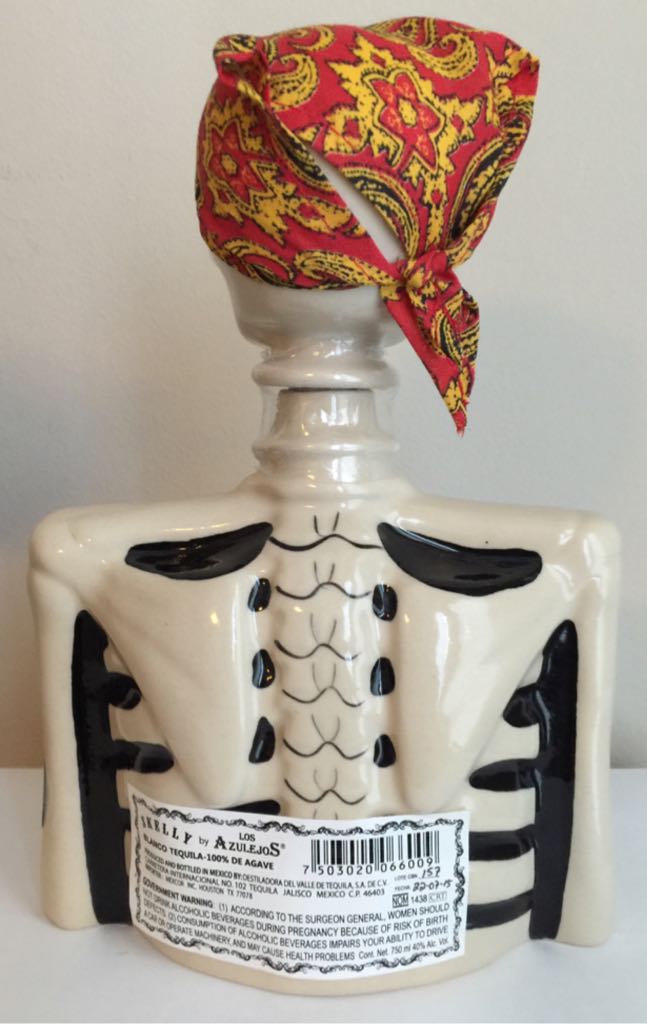 Skelly Ultra Premium Blanco Tequila - Destiladora del Valle de Tequila, S.A de C.V. (750 mL) alcohol collectible [Barcode 7503020066009] - Main Image 2