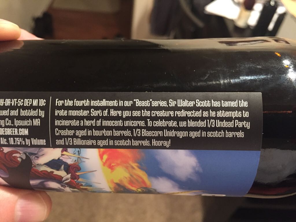 Flight Of The Angry Beast - Clown Shoes (22 fl. oz.) alcohol collectible [Barcode 759325688294] - Main Image 2