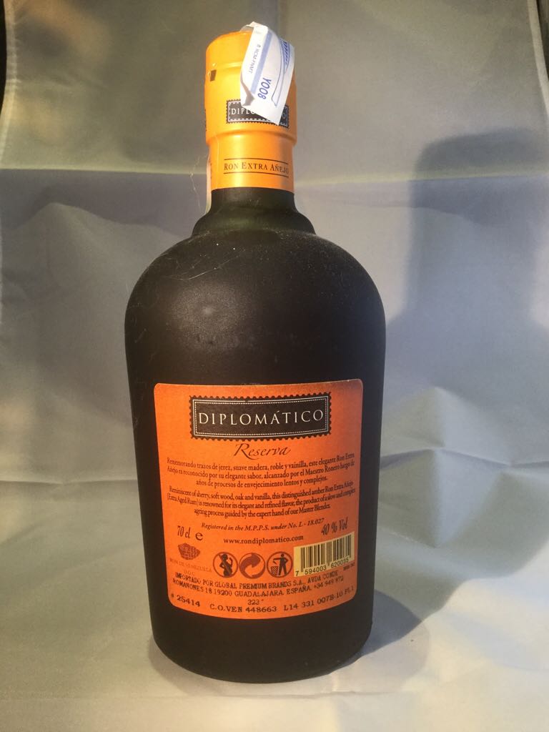 Rum Diplomatico Reserva 8 Anni in Astuccio - Diplomatico (700 mL) alcohol collectible [Barcode 7594003620035] - Main Image 2