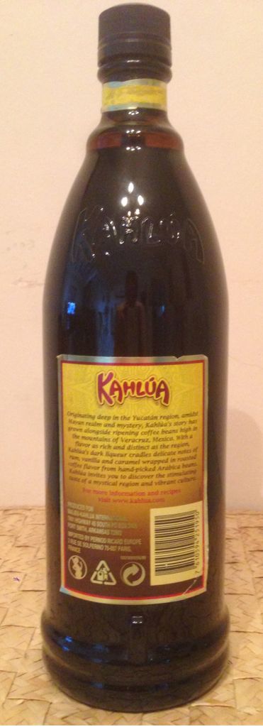 Kahlúa - Kahlua S.A. Fabrica De Licor De Cafe (50mL) alcohol collectible [Barcode 7610594251950] - Main Image 2