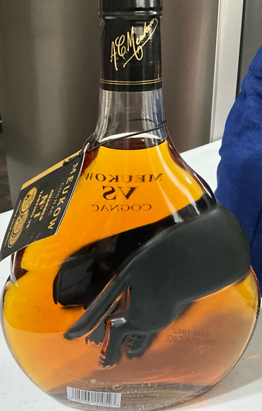 Meukow VS Cognac - cognac meukow (750 mL) alcohol collectible [Barcode 080660110523] - Main Image 2