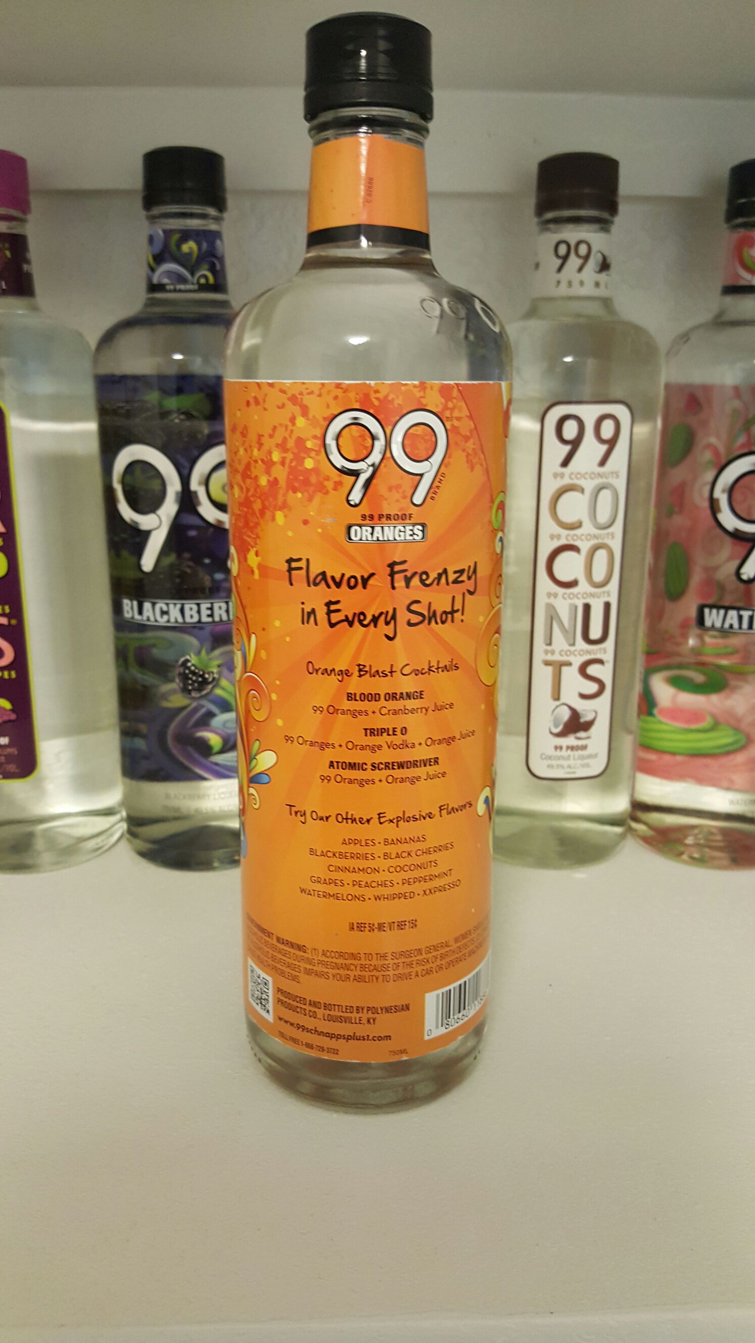 99 Oranges - Polynesian Products Co. (750) alcohol collectible [Barcode 080660118864] - Main Image 2