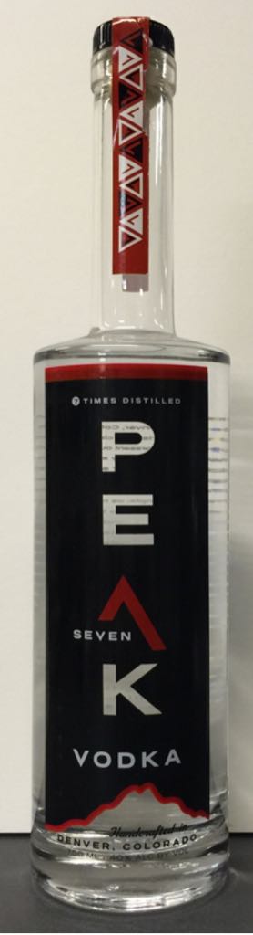 Peak Seven Vodka - Mile High Spirits (750mL) alcohol collectible [Barcode 793573208897] - Main Image 1