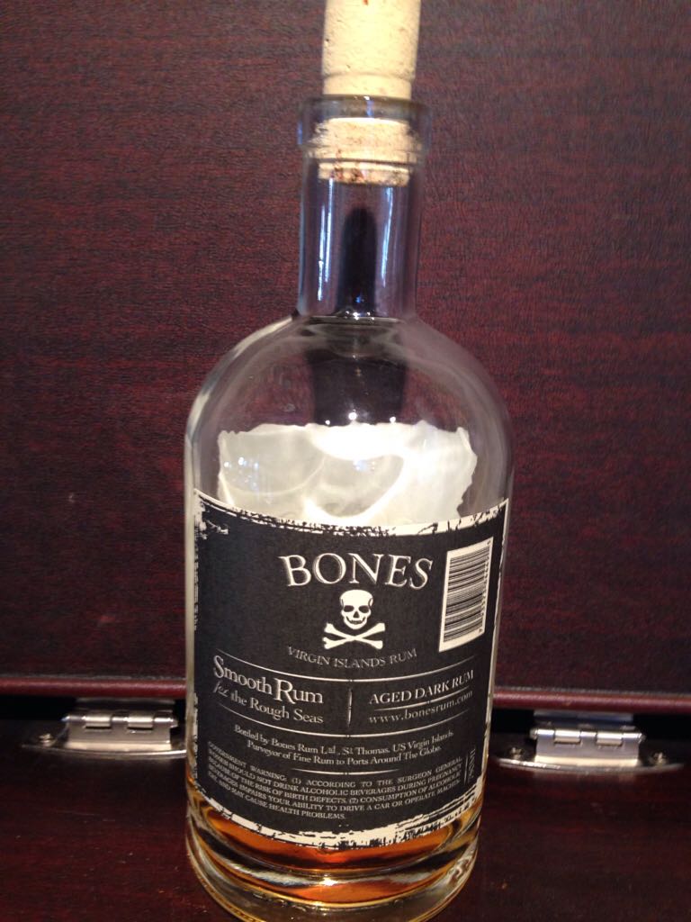 Bones Virgin Islands Rum - Bones Rum Ltd alcohol collectible [Barcode 793573844491] - Main Image 2