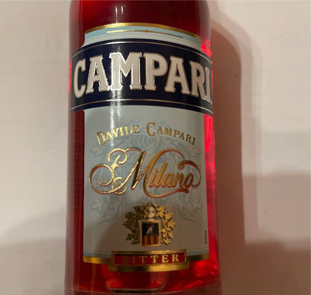 Campari Bitter - Campari Milano (40 mL) alcohol collectible [Barcode 8000040000802] - Main Image 2