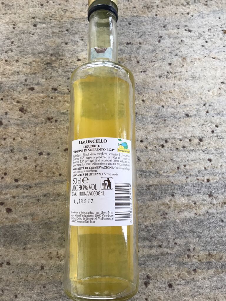 Limoncello - Il Viaggiator Goloso (500 mL) alcohol collectible [Barcode 8000633024499] - Main Image 2