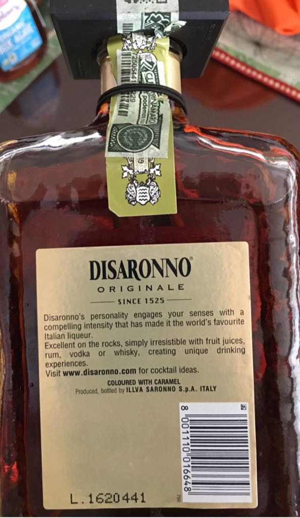 Disarono - Disaronno (750 mL) alcohol collectible [Barcode 8001110016648] - Main Image 2