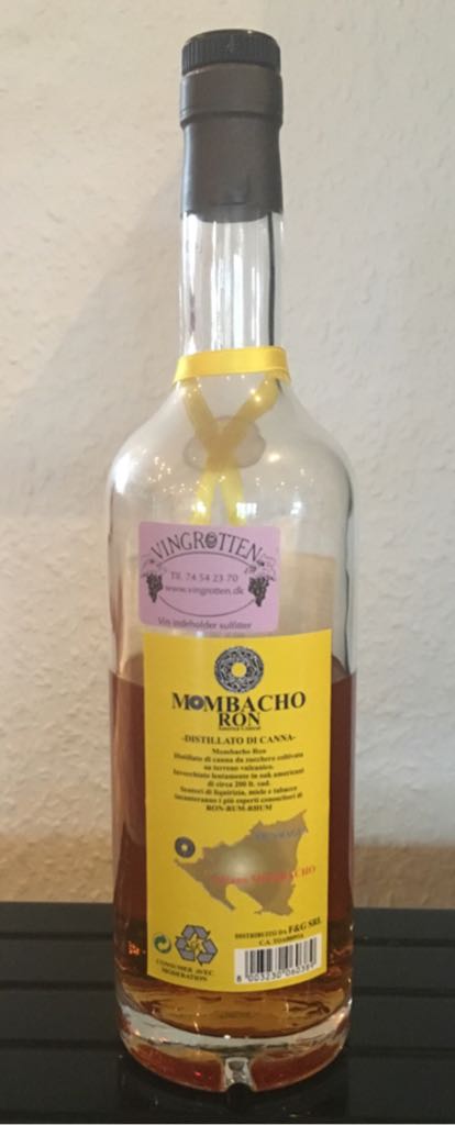 Ron Mombacho Reserva 8YR  - Distillado Di Canna (700 mL) alcohol collectible [Barcode 8003230060389] - Main Image 2