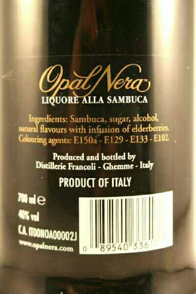 liquore alla sambuxa - Suntory (700 mL) alcohol collectible [Barcode 8003405005238] - Main Image 2