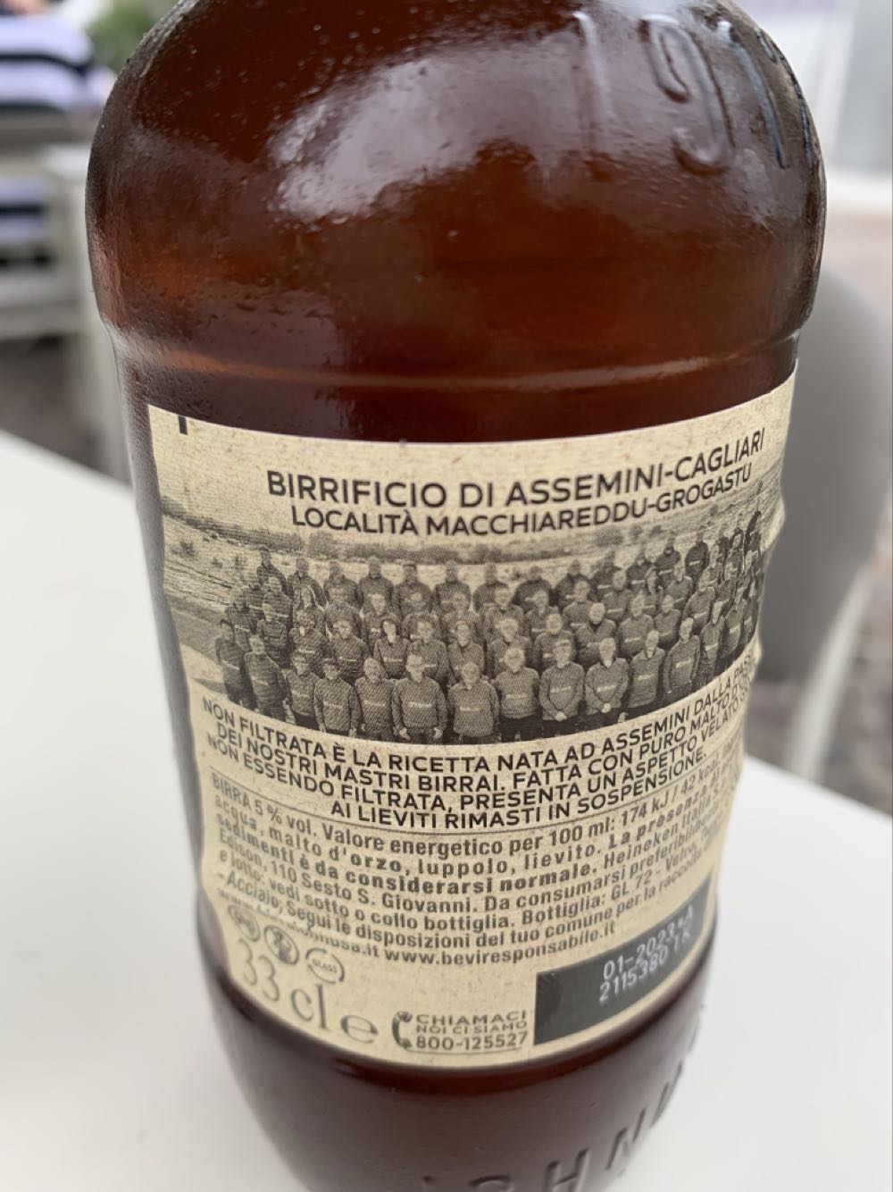 Ichnusa - Assemini (330 mL) alcohol collectible [Barcode 8006890681543] - Main Image 3