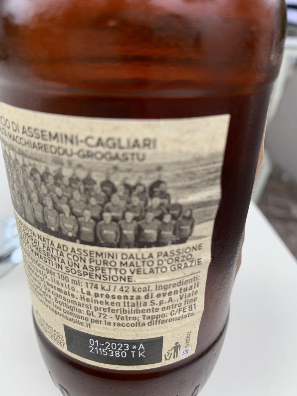 Ichnusa - Assemini (330 mL) alcohol collectible [Barcode 8006890681543] - Main Image 4