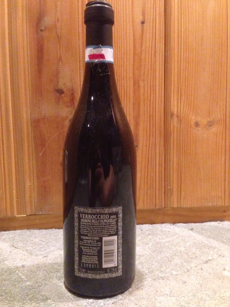 Verrocchio Amarone - Della Valpolicella (750 mL) alcohol collectible [Barcode 8014253977202] - Main Image 2