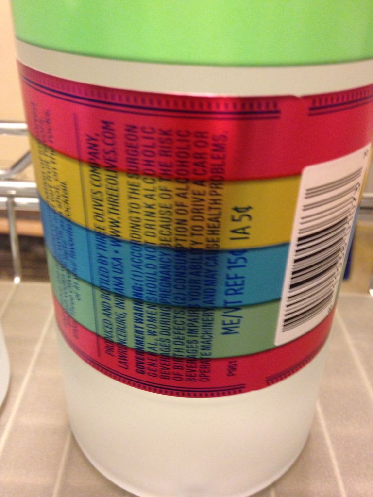 Three Olives Tartz - Three Olives (750mL) alcohol collectible [Barcode 811538010733] - Main Image 2