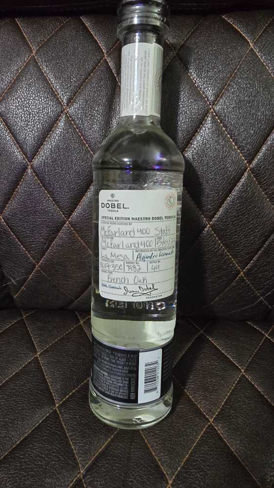 Maestro Dobel Diamante Special Edition Tequila Selected By McFarland400 - NOM 1122 (750mL) alcohol collectible [Barcode 811538012034] - Main Image 2