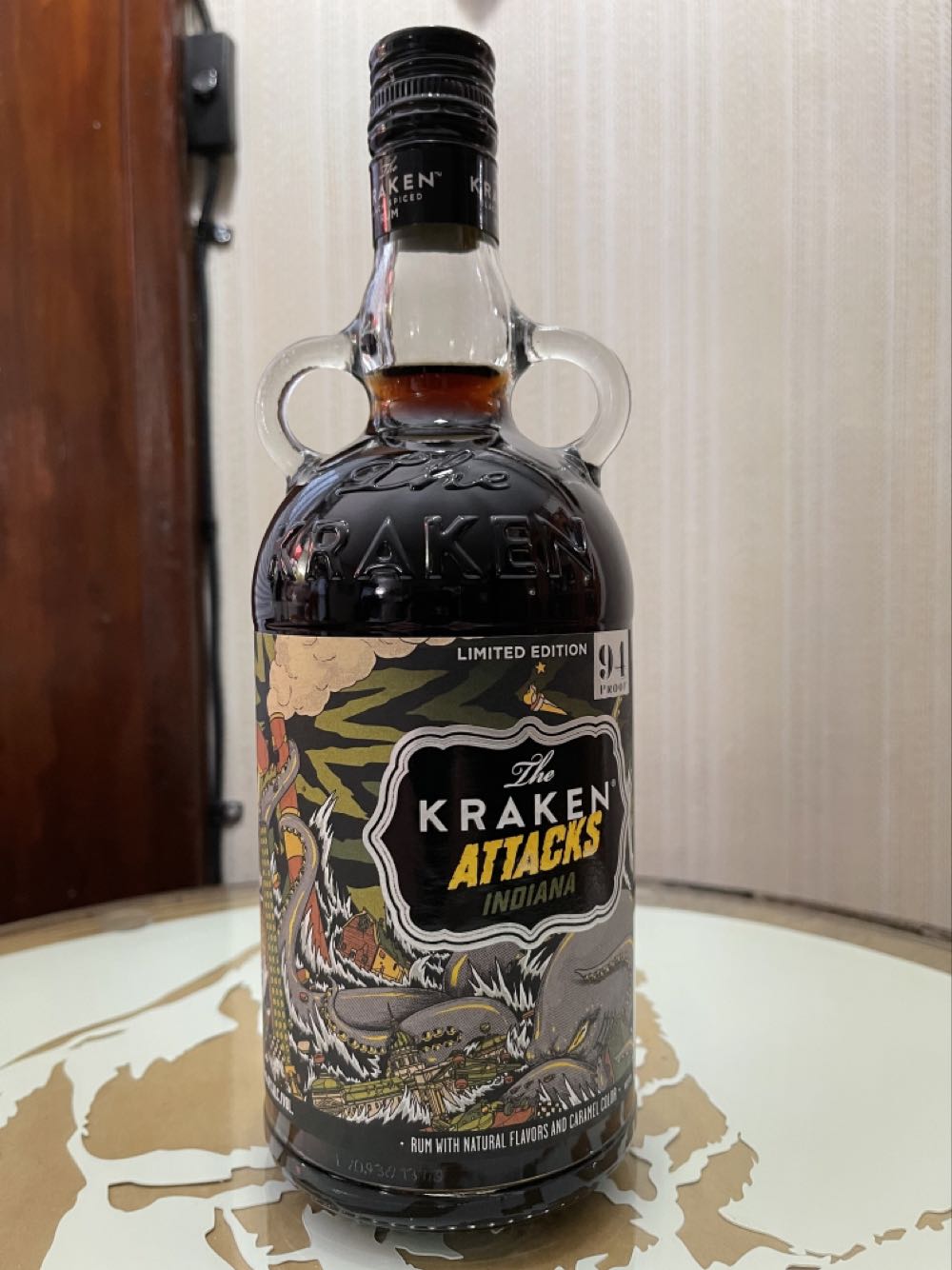 Kraken Black Spiced Rum 94 Proof 750ML - Kraken Rum Co. (750 mL) alcohol collectible [Barcode 811538013024] - Main Image 3