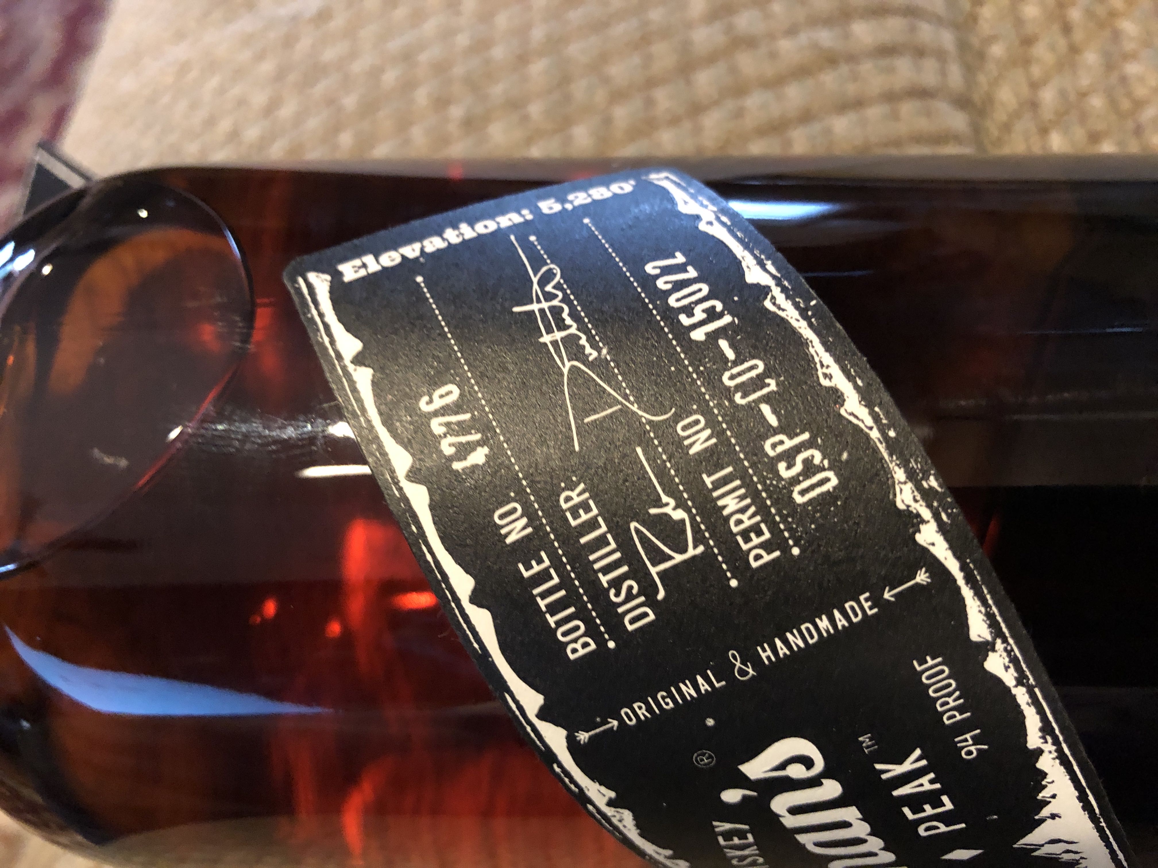 Stranahan’s Diamond Peak Whiskey - Stranahan’s Colorado Whiskey (750 mL) alcohol collectible [Barcode 811538013505] - Main Image 3