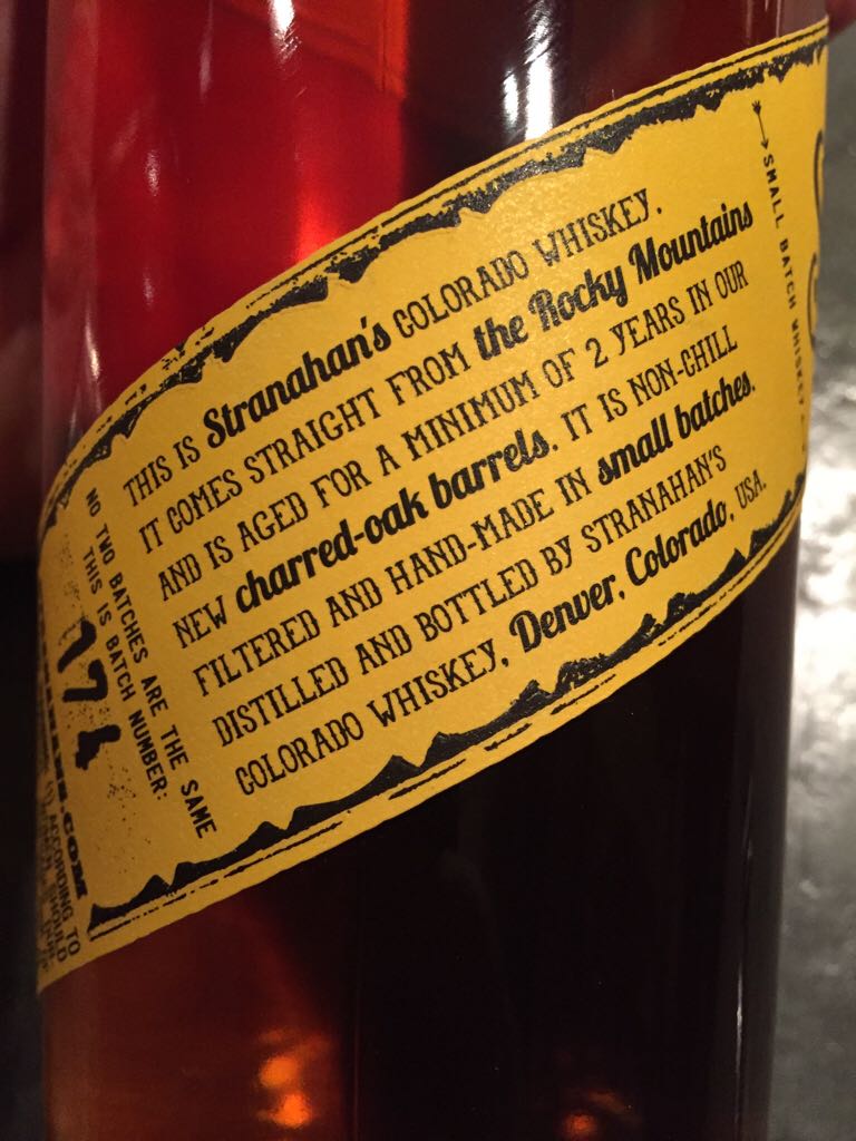 Stranahan’s Original - Stranahan’s Colorado Whiskey (750 mL) alcohol collectible [Barcode 811538013574] - Main Image 2