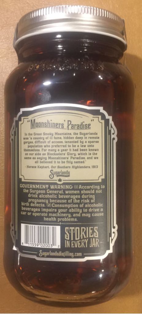 Sugarlands Shine - Blackberry - Stories - Sugarlands Distilling Company (750 mL) alcohol collectible [Barcode 811559020032] - Main Image 2