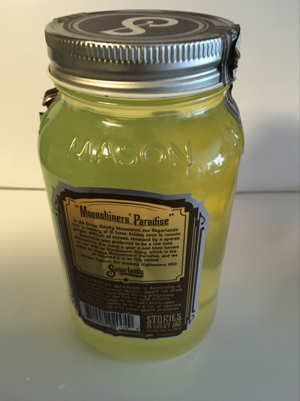 Moonshine - Sugarlands Shine Old Fashion Lemonade Moonshine - Sugarlands Distilling Company (750 mL) alcohol collectible [Barcode 811559020049] - Main Image 2