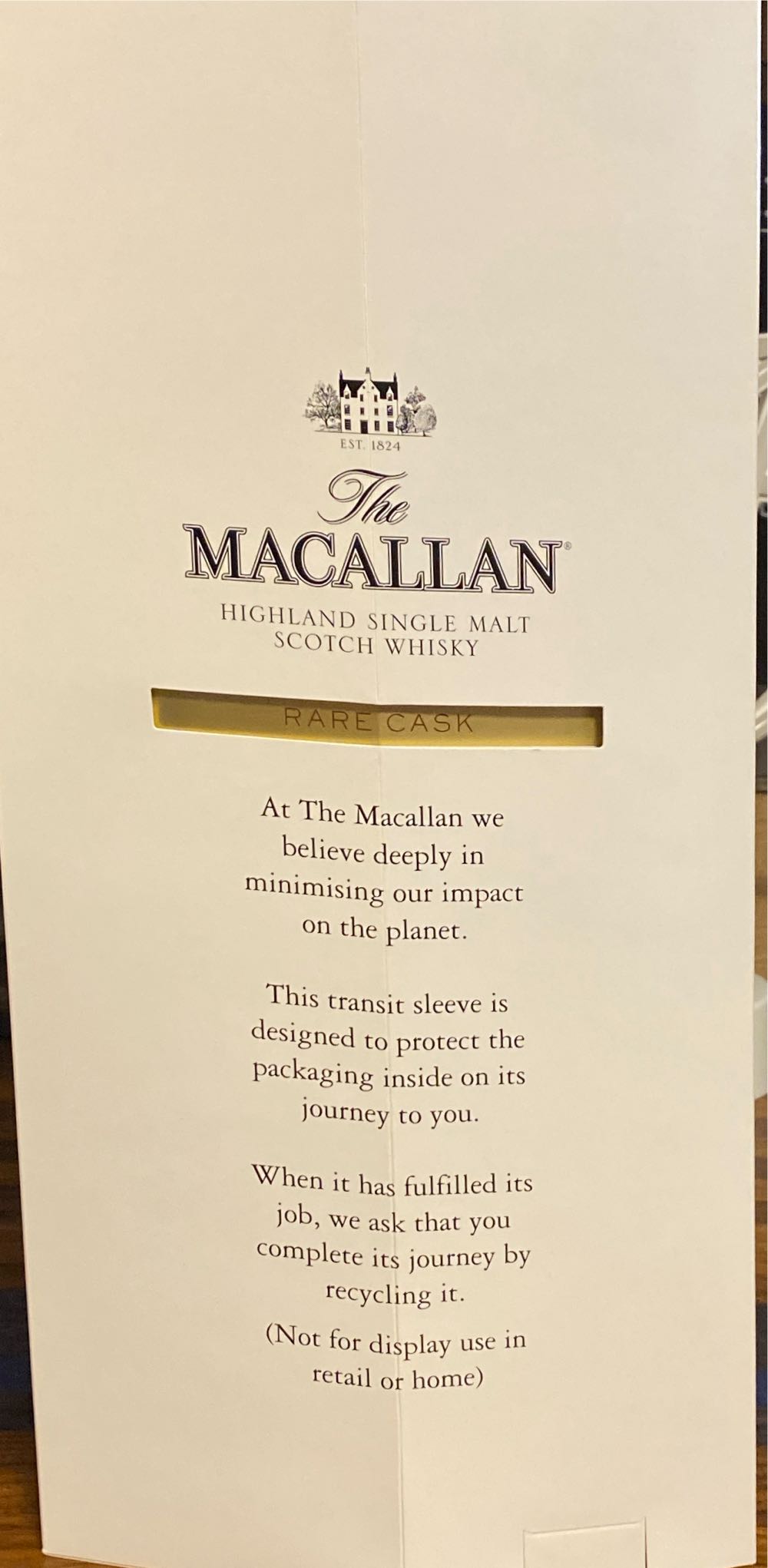 Macallan Rare Cask 2021 - The Macallan Distillers (750 mL) alcohol collectible [Barcode 812066020034] - Main Image 4