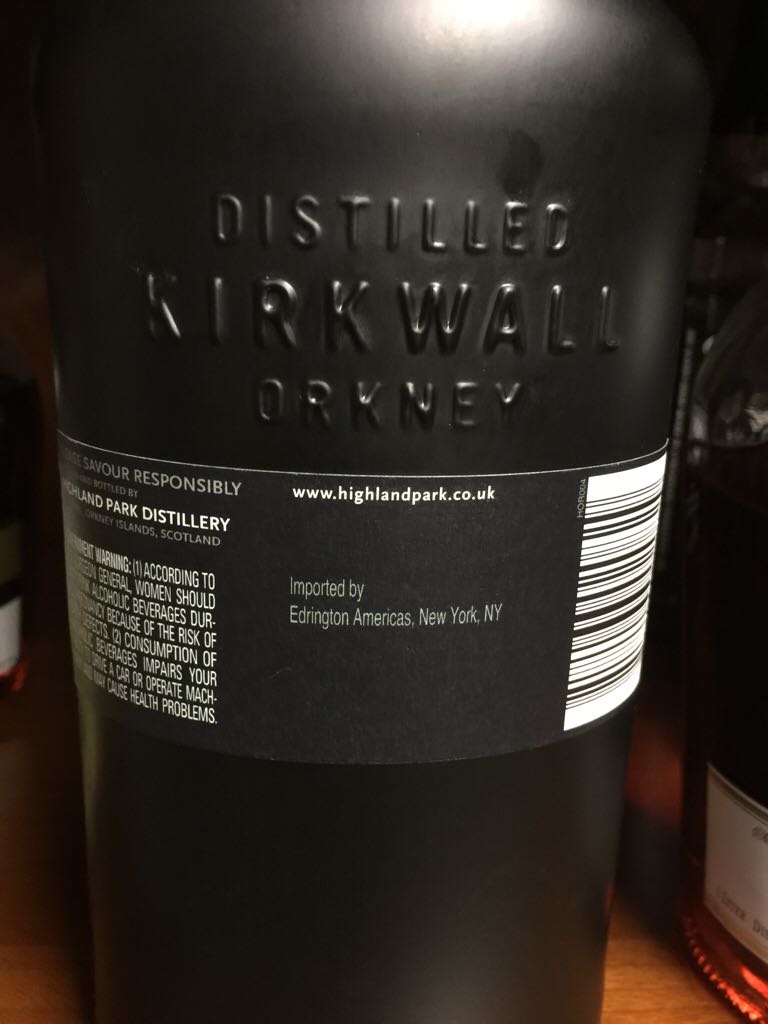 Highland Park Dark Origins - Highland Park (750 mL) alcohol collectible [Barcode 812066020829] - Main Image 2