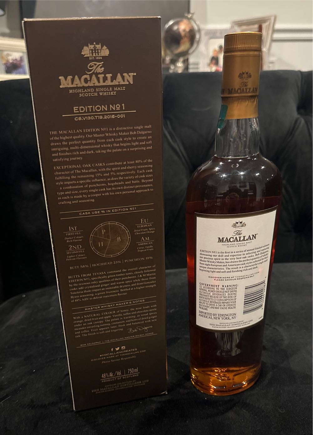 Macallan Edition No 1 - The Macallan Distillers (750 mL) alcohol collectible [Barcode 812066020874] - Main Image 3