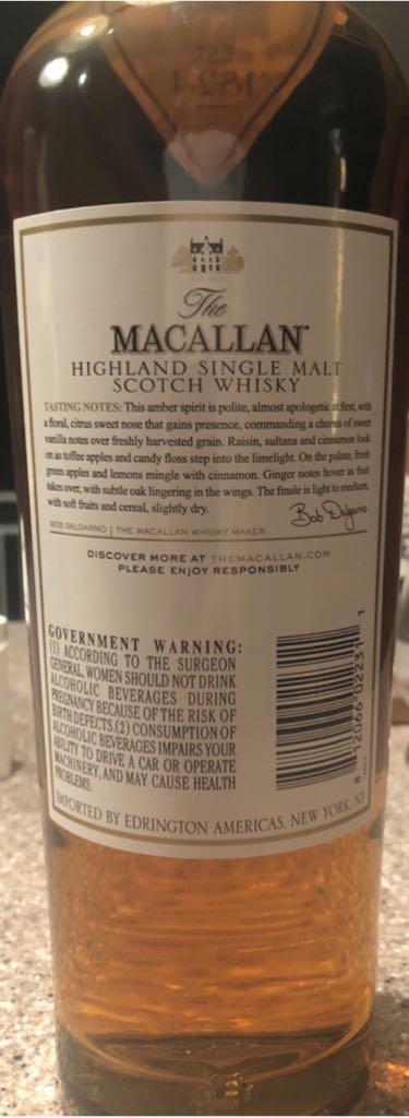Macallan Amber - The Macallan Distillery (750 mL) alcohol collectible [Barcode 812066022311] - Main Image 2