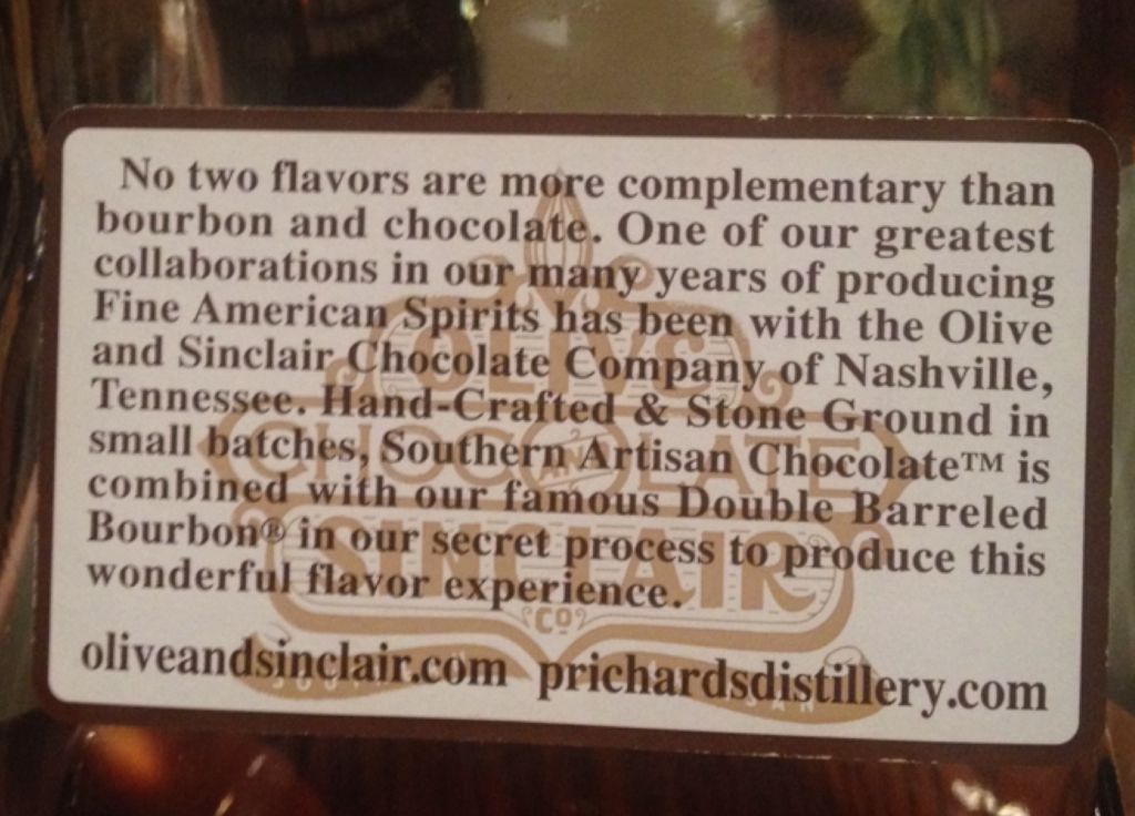 Prichard’s Double Chocolate - Prichards Distillary (750 mL) alcohol collectible [Barcode 812164220404] - Main Image 2