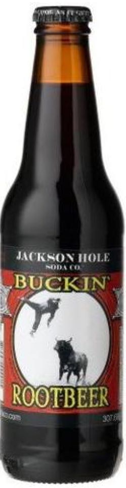 Buckin’ Root Beer - Jackson Hole Soda (12 fl. oz.) alcohol collectible [Barcode 812452000015] - Main Image 1