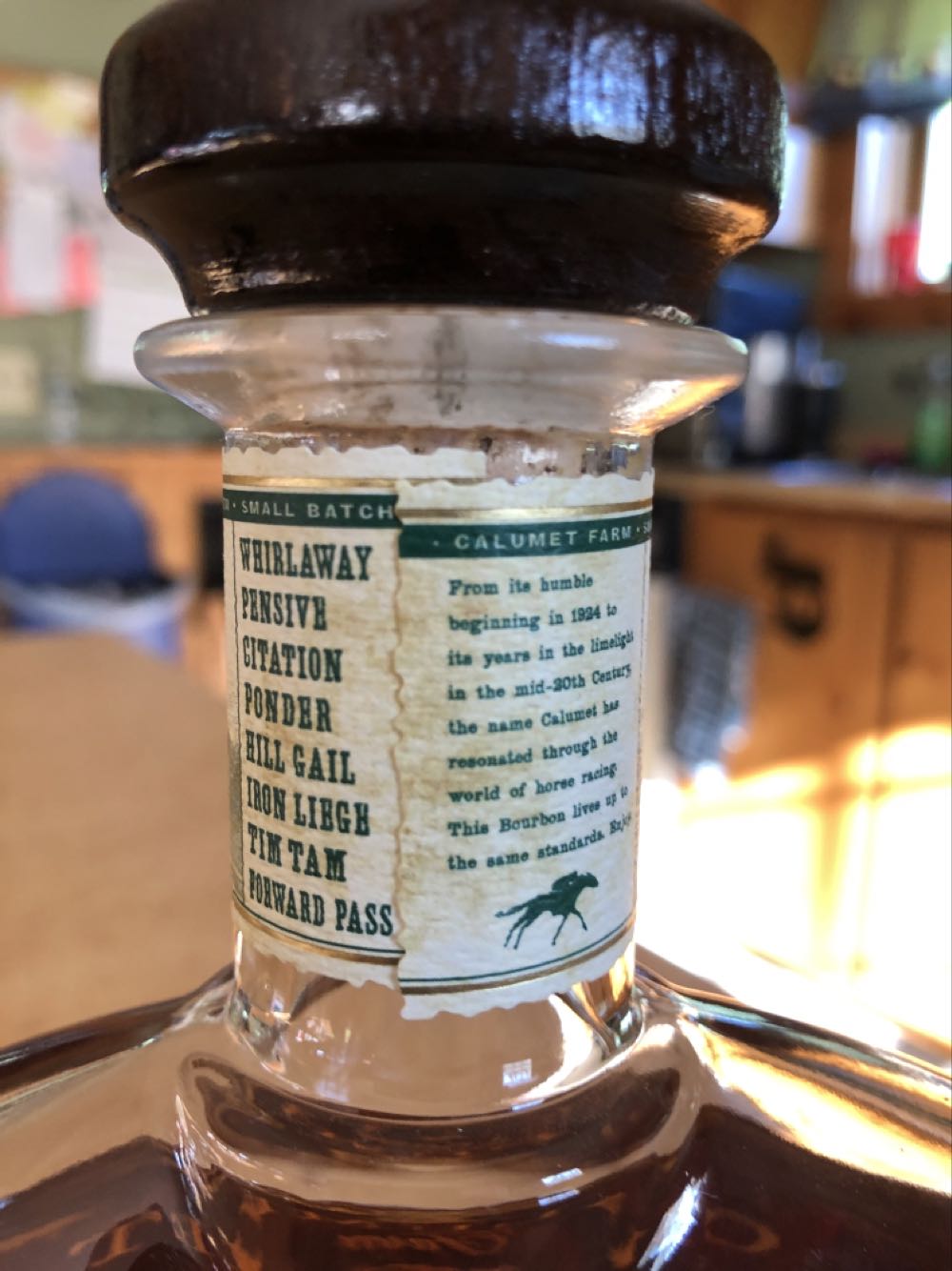 Calumet Farm Small Batch - Western Spirits (750 mL) alcohol collectible [Barcode 812459012004] - Main Image 2