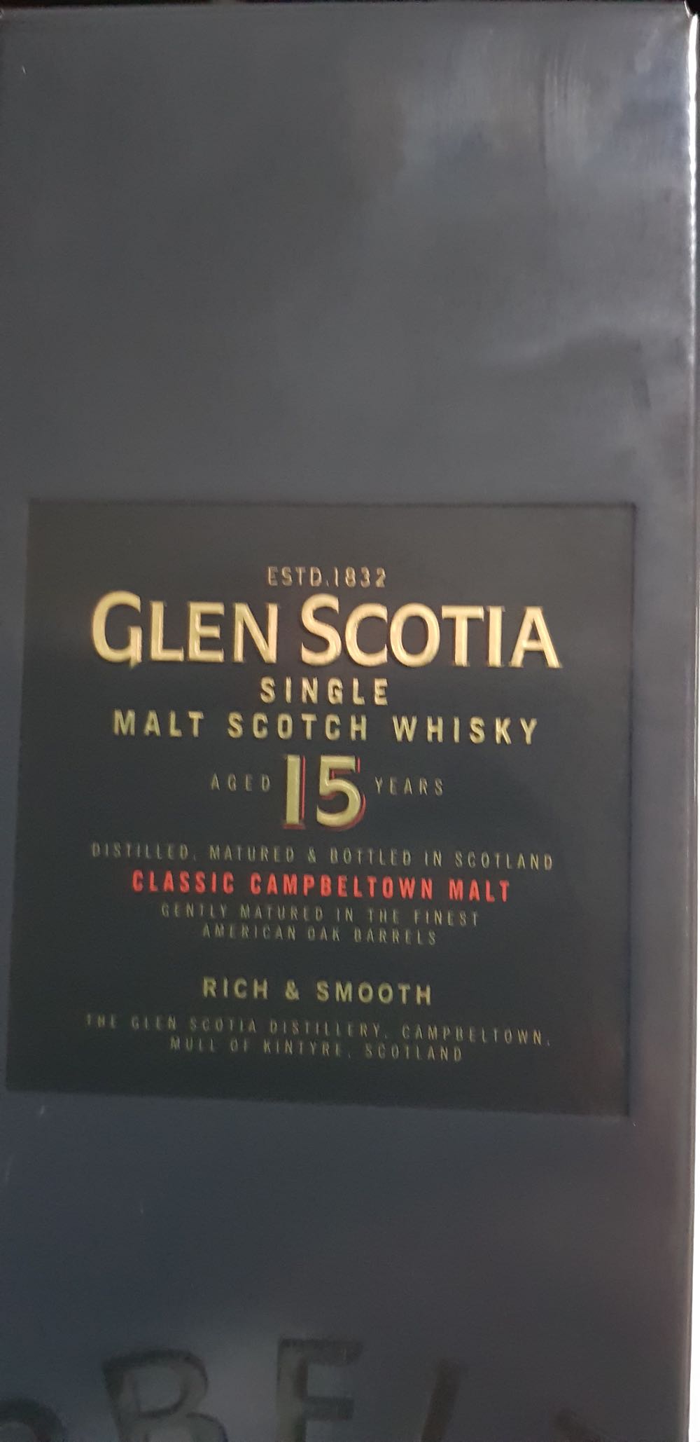 Glen Scotia 15 Year - Glen Scotia Distillery (750 mL) alcohol collectible [Barcode 814065020619] - Main Image 4