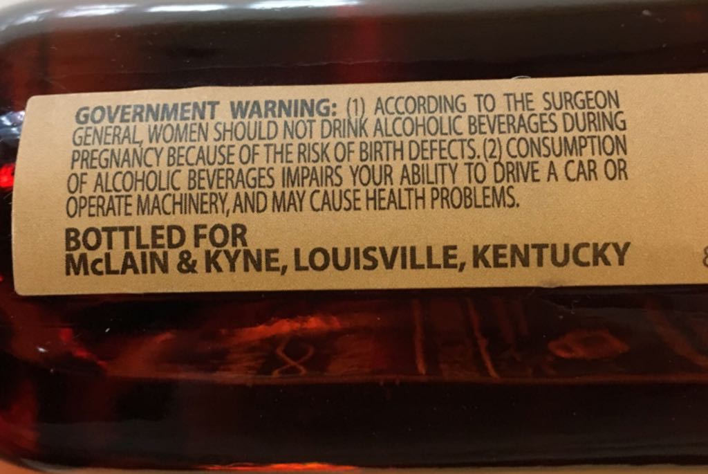 Jefferson’s Reserve Old Run Cask Finish - Mcclain & Kyne Distillery (750mL) alcohol collectible [Barcode 814794010714] - Main Image 2