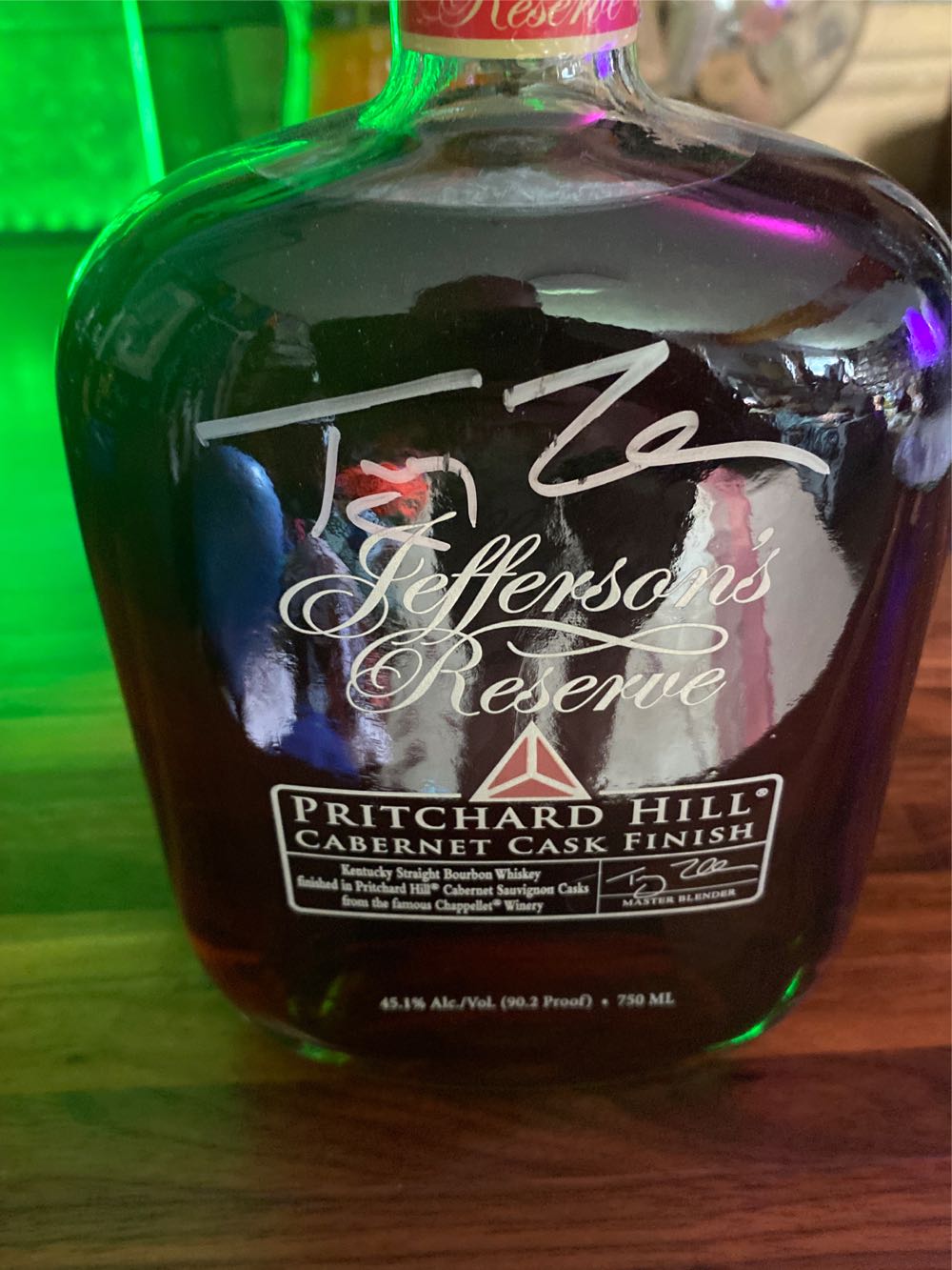 Jefferson’s Reserve Pritchard Hill Cabernet Cask Finished - Jeffersons Distillery (750mL) alcohol collectible [Barcode 814794010974] - Main Image 3