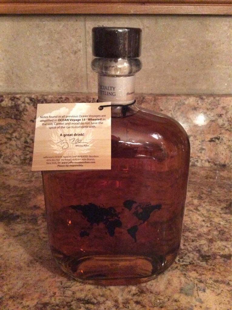 Jefferson’s Ocean Aged At Sea Voyage 22 - McLain & Kyne (750mL) alcohol collectible [Barcode 814794011261] - Main Image 2