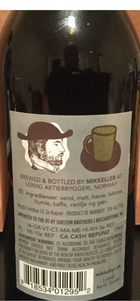 Beer Geek Vanilla Shake - Mikkeller (11.2 mL) alcohol collectible [Barcode 818534012952] - Main Image 2