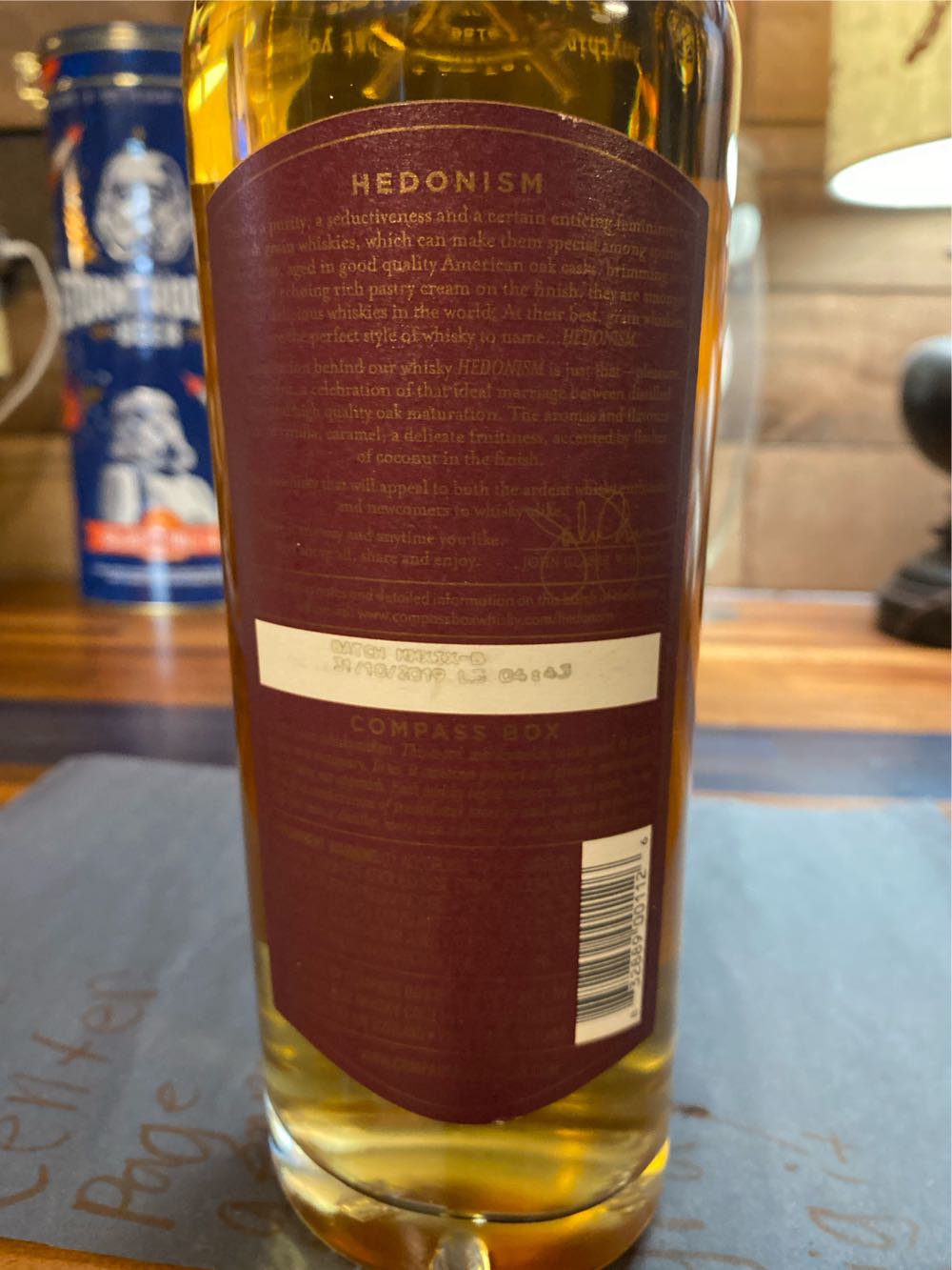 Hedonism Wines Speyside 2008 - Signatory Vintage (750 mL) alcohol collectible [Barcode 832889001126] - Main Image 3