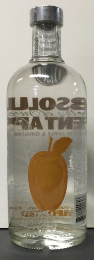 Absolut - Orient Apple Vodka - Absolut Spirits Co. (1 L) alcohol collectible [Barcode 835229000803] - Main Image 2