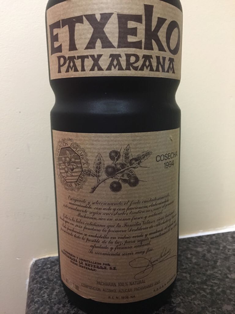 Patxarana  - Destillerias La Navarra (750 mL) alcohol collectible [Barcode 8410417100026] - Main Image 1