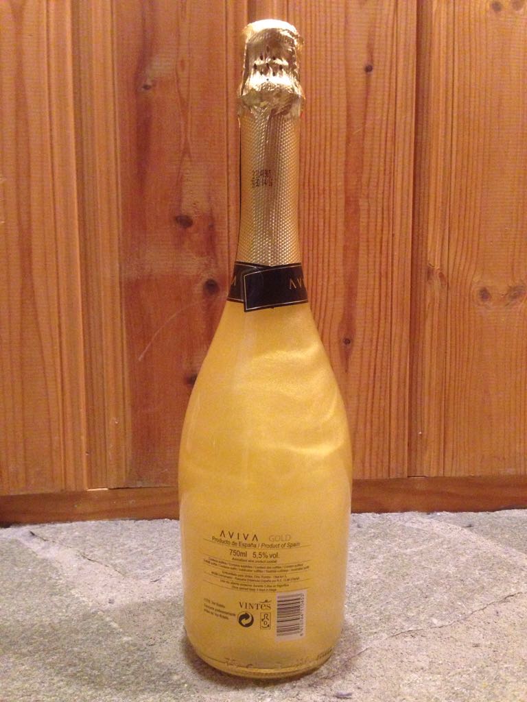 Aviva Gold - 75 Cl. - Consumir Preferentemente (750 mL) alcohol collectible [Barcode 8410744110453] - Main Image 2