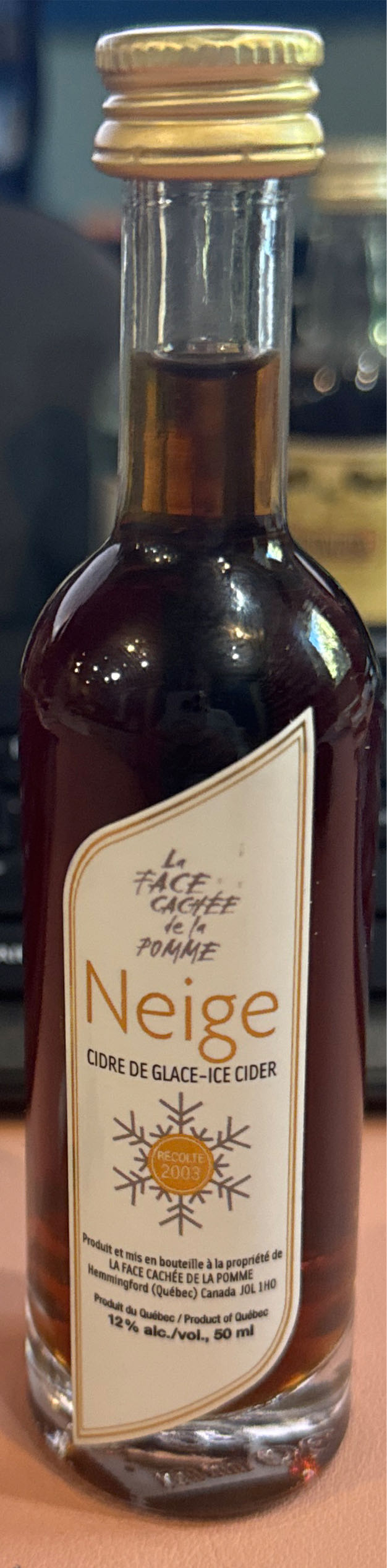 Neige Première - Domaine Neige (50 mL) alcohol collectible [Barcode 841125075227] - Main Image 4